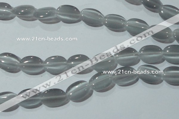 CCT721 15 inches 10*14mm oval cats eye beads wholesale