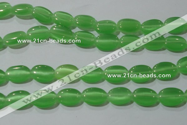 CCT727 15 inches 10*14mm oval cats eye beads wholesale