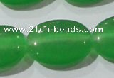 CCT728 15 inches 10*14mm oval cats eye beads wholesale