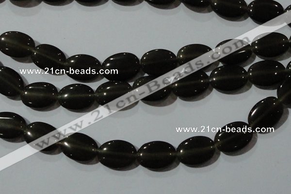 CCT734 15 inches 10*14mm oval cats eye beads wholesale