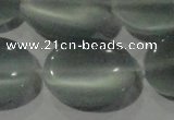 CCT750 15 inches 11*15mm oval cats eye beads wholesale