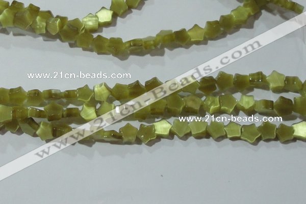 CCT811 15 inches 6mm star cats eye beads wholesale