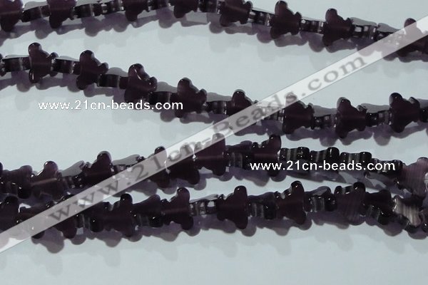 CCT953 15 inches 8*10mm butterfly cats eye beads wholesale