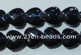 CCT975 15 inches 12*12mm faceted heart cats eye beads wholesale