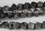 CCU100 15.5 inches 6*6mm cube black labradorite beads wholesale