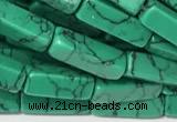 CCU1169 15 inches 4*13mm cuboid imitation turquoise beads