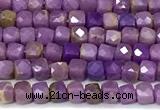 CCU1326 15 inches 2.5mm faceted cube phosphosiderite beads
