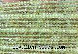 CCU1608 15 inches 2.5mm faceted cube prehnite gemstone beads