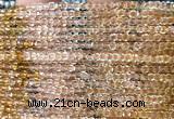 CCU1615 15 inches 2.5mm faceted cube citrine gemstone beads