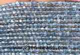 CCU1620 15 inches 2.5mm faceted cube topaz quartz beads