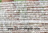 CCU1630 15 inches 2.5mm faceted cube white moonstone beads