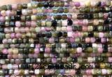 CCU1642 15 inches 2.5mm faceted cube tourmaline gemstone beads