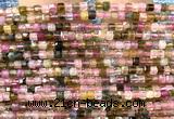 CCU1643 15 inches 2.5mm faceted cube tourmaline gemstone beads