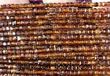 CCU1659 15 inches 2.5mm faceted cube orange garnet beads