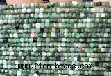 CCU1683 15 inches 2.5mm faceted cube emerald beads wholesale