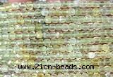 CCU1815 15 inches 4mm faceted cube prehnite gemstone beads