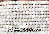 CCU1826 15 inches 4mm faceted cube white moonstone beads