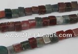 CCU26 15.5 inches 5*5mm cube Indian agate beads wholesale