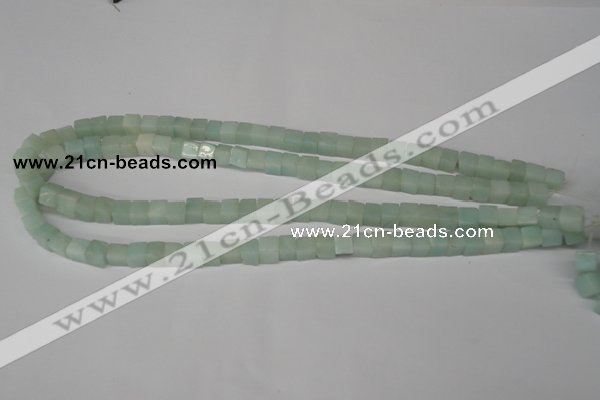 CCU40 15.5 inches 6*6mm cube amazonite beads wholesale