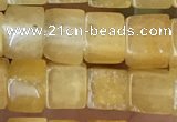 CCU480 15.5 inches 6*6mm cube yellow aventurine beads wholesale