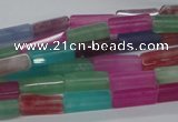 CCU515 15.5 inches 4*13mm cuboid mixed quartz beads wholesale