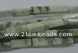 CCU519 15.5 inches 4*13mm cuboid peace stone beads wholesale