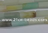 CCU715 15.5 inches 4*13mm cuboid amazonite beads wholesale