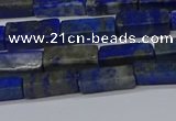 CCU721 15.5 inches 4*13mm cuboid lapis lazuli beads wholesale