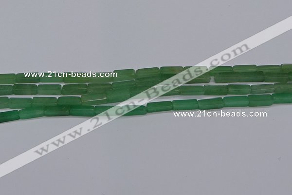 CCU733 15.5 inches 4*13mm cuboid green aventurine beads wholesale