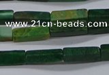 CCU735 15.5 inches 4*13mm cuboid African jade beads wholesale