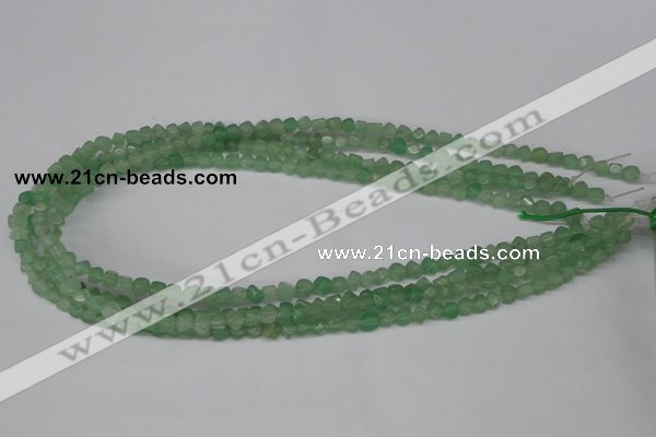 CCU91 15.5 inches 4*4mm cube green aventurine beads wholesale