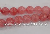CCY102 15.5 inches 8mm round cherry quartz beads wholesale