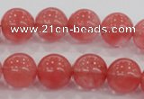 CCY105 15.5 inches 14mm round cherry quartz beads wholesale