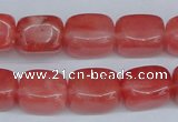 CCY152 15.5 inches 11*15mm cuboid cherry quartz beads wholesale