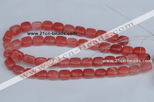 CCY152 15.5 inches 11*15mm cuboid cherry quartz beads wholesale