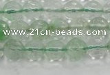 CCY612 15.5 inches 8mm faceted round green cherry quartz beads