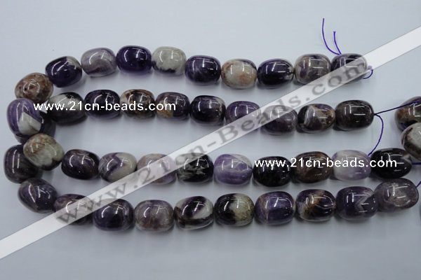 CDA200 15.5 inches 16*20mm nuggets dogtooth amethyst beads