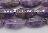 CDA301 15.5 inches 9*18mm oval dyed dogtooth amethyst beads