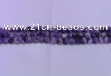 CDA351 15.5 inches 6mm round matte dogtooth amethyst beads