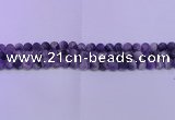 CDA353 15.5 inches 10mm round matte dogtooth amethyst beads