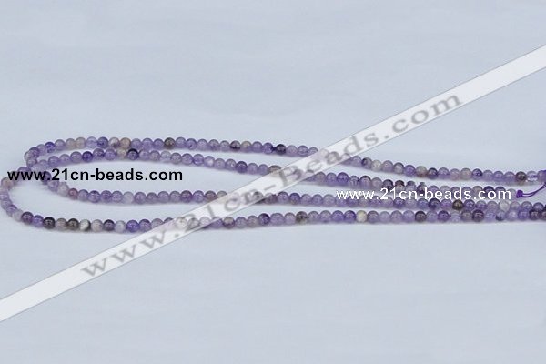 CDA50 15.5 inches 4mm round dogtooth amethyst beads wholesale