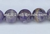 CDA55 15.5 inches 14mm round dogtooth amethyst beads wholesale