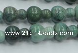 CDB10 15.5 inches 12*16mm calabash natural new dragon blood jasper beads