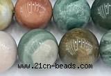 CDB112 15 inches 10mm round new dragon blood jasper beads