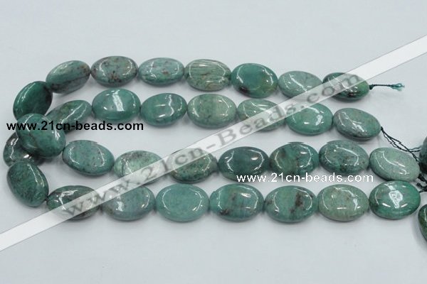 CDB20 15.5 inches 18*25mm oval natural new dragon blood jasper beads