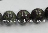 CDB200 15.5 inches 16mm round natural dragon blood jasper beads