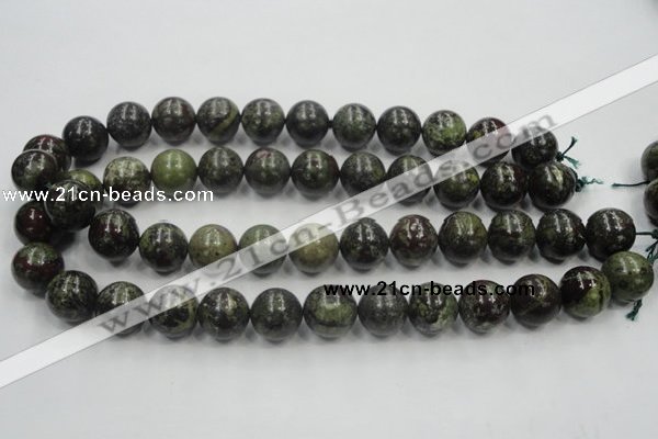 CDB200 15.5 inches 16mm round natural dragon blood jasper beads