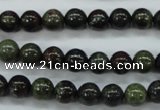 CDB229 15.5 inches 8mm round natural dragon blood jasper beads