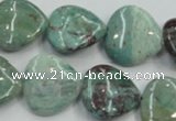 CDB23 15.5 inches 20*20mm heart natural new dragon blood jasper beads