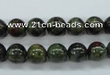 CDB230 15.5 inches 10mm round natural dragon blood jasper beads